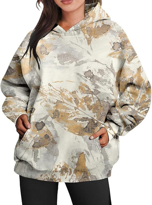 Botanical Oversized Hoodie — Women's