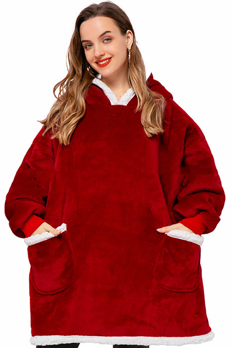 Wearable Blanket Hoodie — Unisex Oversized