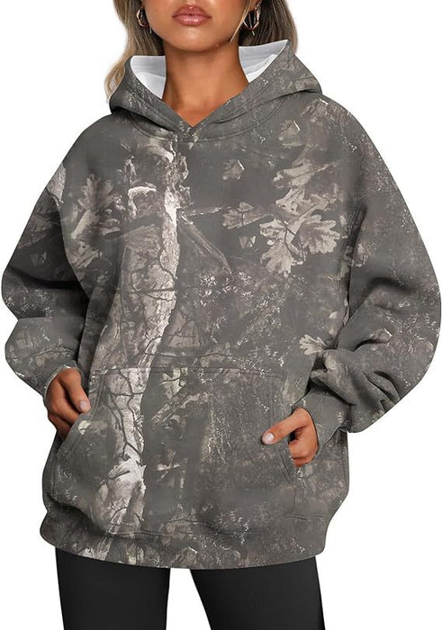 Botanical Oversized Hoodie — Women's